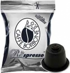 100 Capsule RESPRESSO caffè Borbone miscela NERA (cialde compatibili NESPRESSO) 